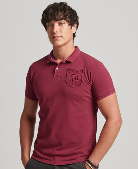 Superstate Short Sleeved Polo Shirt Rhubarb M1110311A G57 1