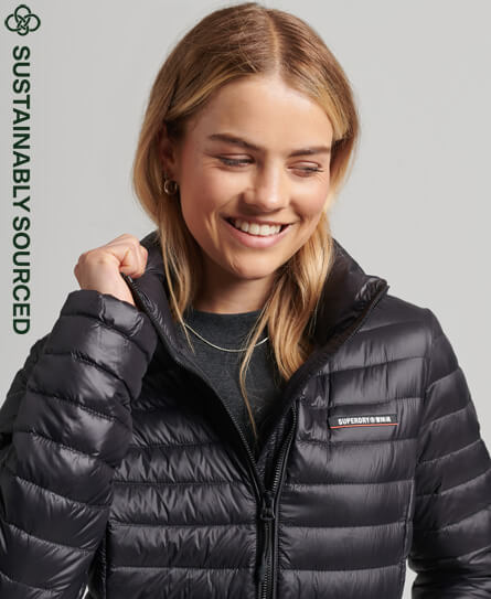 Tech Core Down Jacket Black W5011319A 02A 1