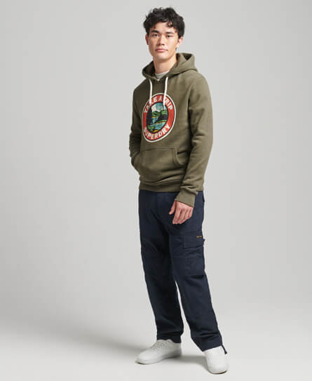 Travel Hoodie Olive Marl M2011958A AA5 2