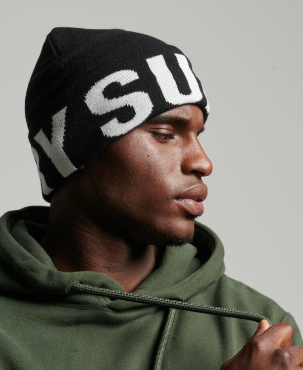 UNISEX CODE MTN KNITTED HAT Black Optic Y9010996A 33B 1