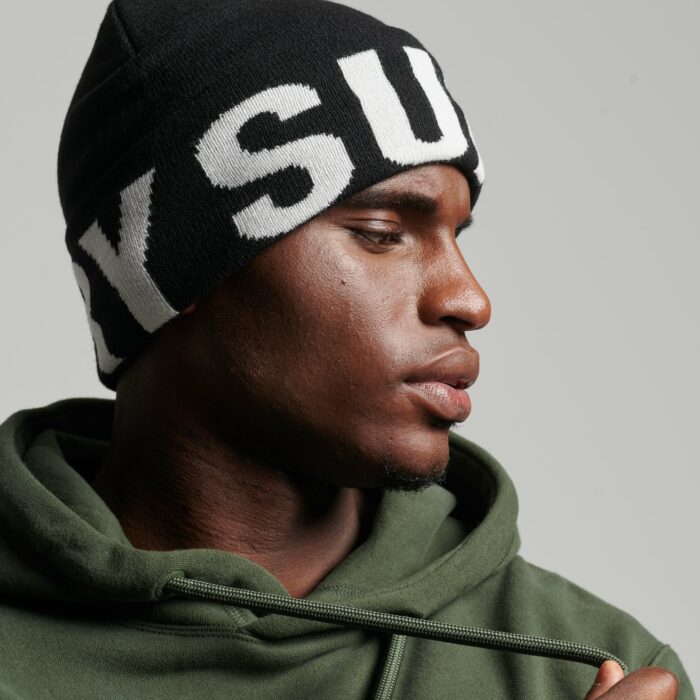 UNISEX CODE MTN KNITTED HAT Black Optic Y9010996A 33B 1