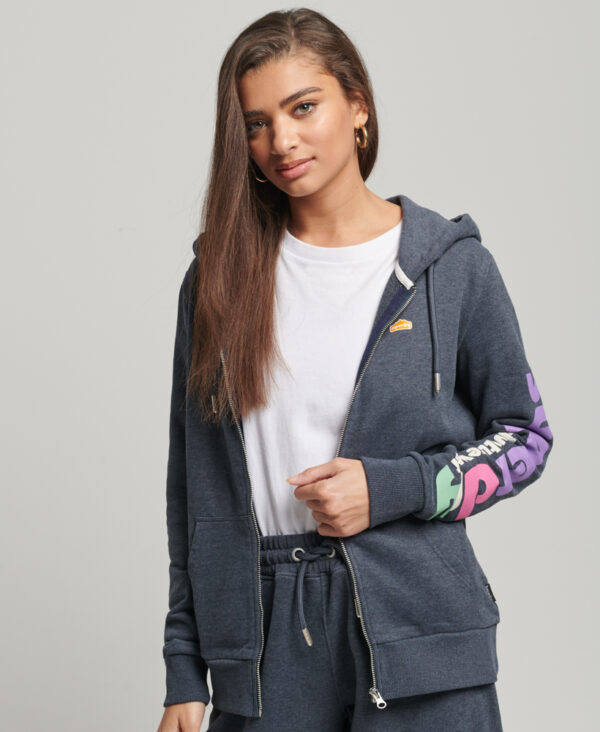 VINTAGE 90S TERRAIN ZIPHOOD Eclipse Navy W2011488A 98T 1