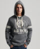 VINTAGE ATHLETIC HOOD Rich Charcoal Marl M2012122A 5XZ 1
