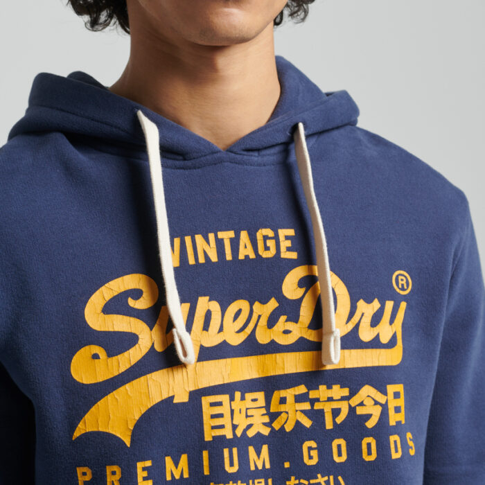 VINTAGE LOGO HERITAGE HOOD Lauren Navy M2012063A JUA 2