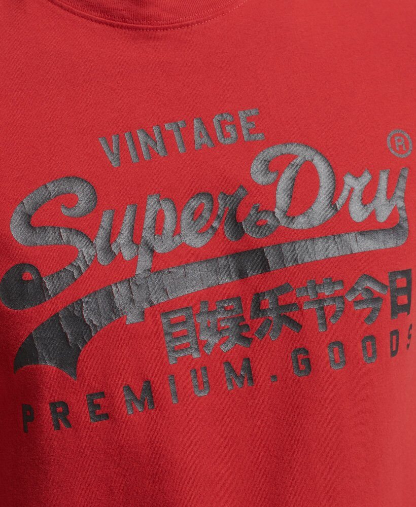 Vintage Logo Heritage T Shirt Risk Red M1011452A OPI 2