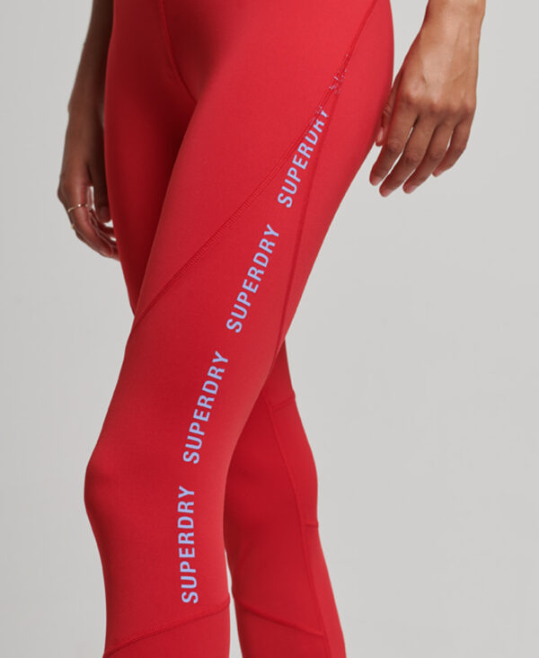 Core 7 8 Tight Leggings Carmine Red WS311695A YGK 3