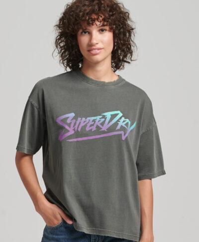 Indie Mark T Shirt Dark Grey Green W1010913A 3JZ 1