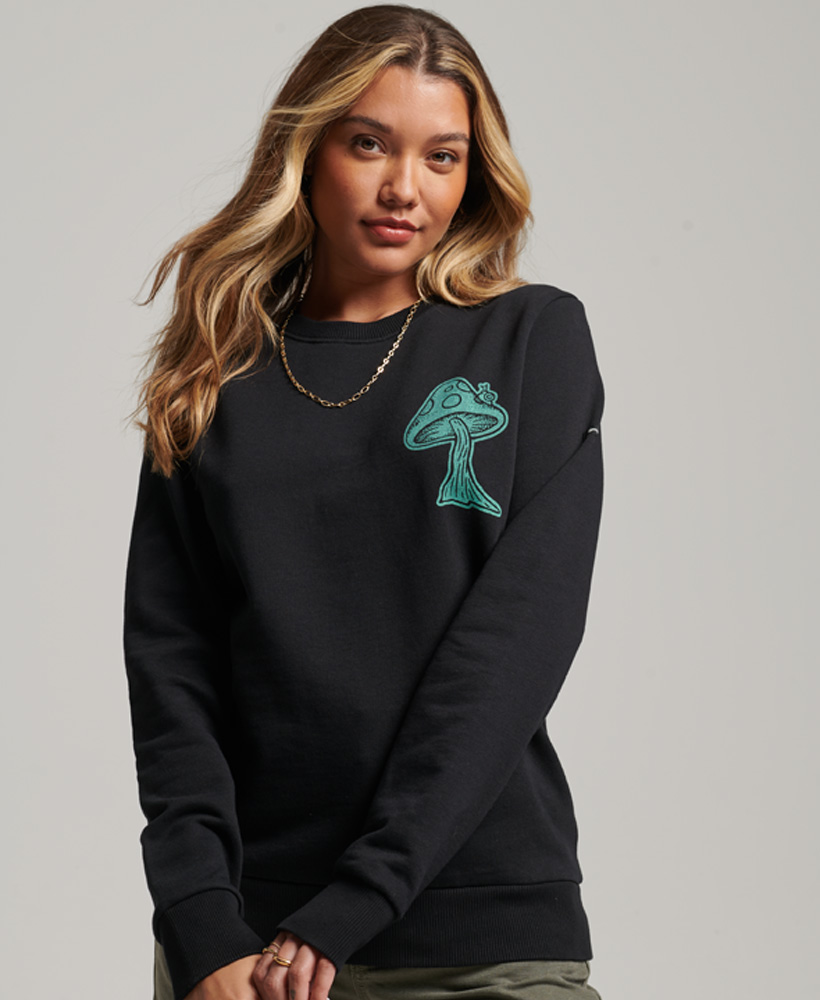 Into the Woods Graphic Sweatshirt Jet Black W2011475A 12A 2