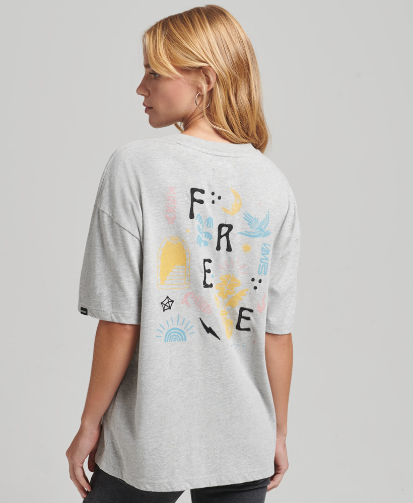 Nomadic Folk T Shirt Grey Marl W1010869A 07Q 1