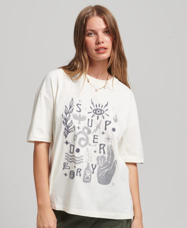 Nomadic Folk T Shirt Winter White W1010869A 34C 1