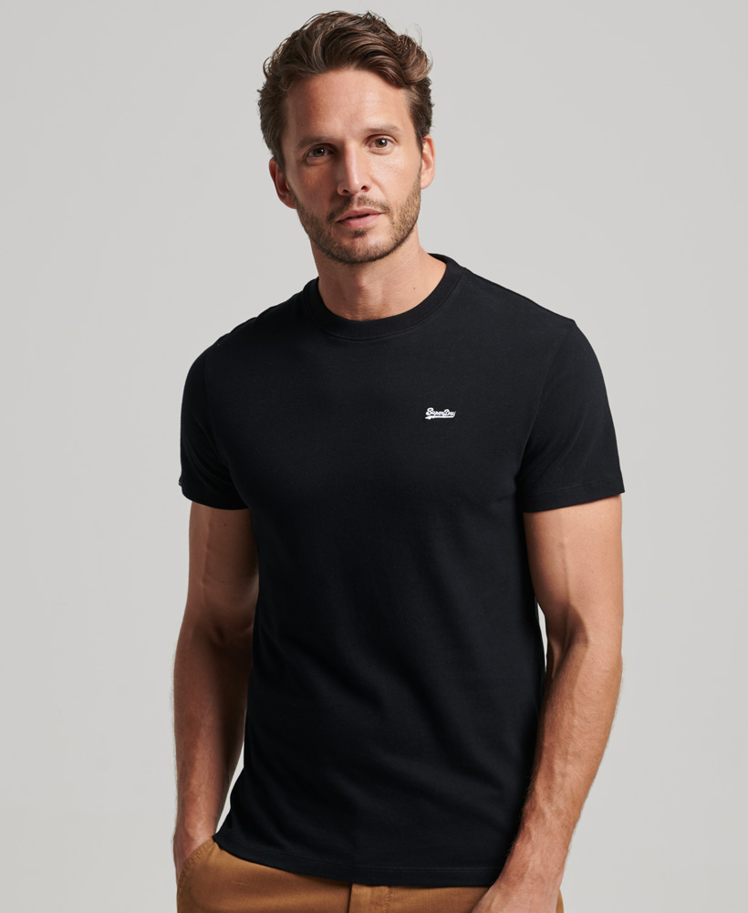 Organic Cotton Essential Micro Logo T-Shirt - Superdry