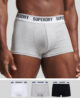 Organic Cotton Trunk Triple Pack Black Grey Optic M3110348B 6PD 1