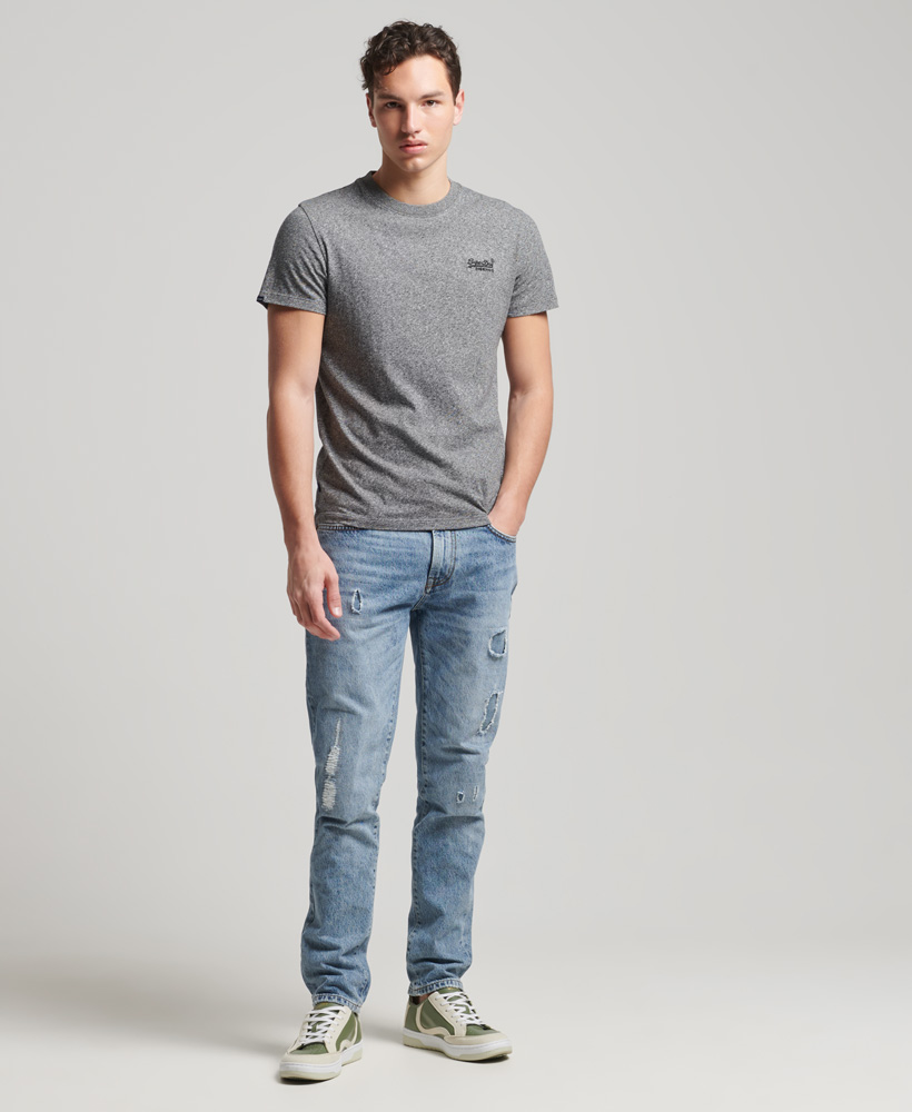 Organic Cotton Vintage Logo T Shirt Triple Pack BrBluMrl CrkBluGG KrstBkMgaGrt M1011362A 6QS 5