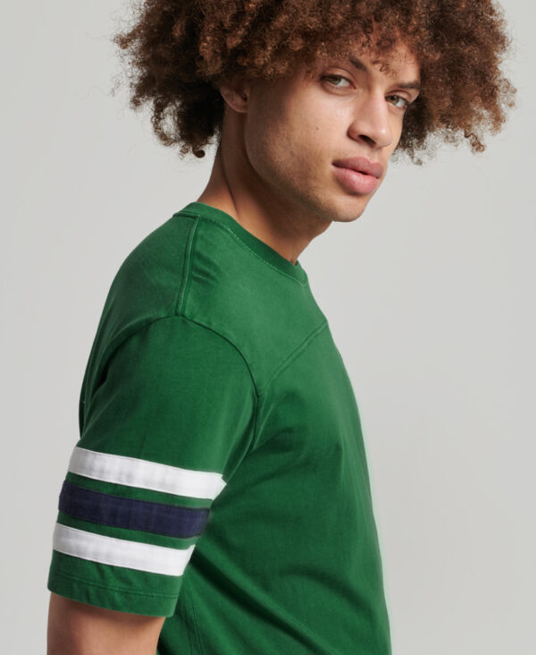 Organic Cotton Vintage Quarterback T Shirt Bowling Green M1011357A GLJ 4