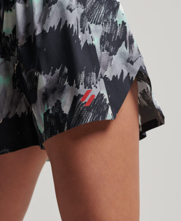 Run Shell Shorts Brush Camo Mint WS311706A 7MR 3