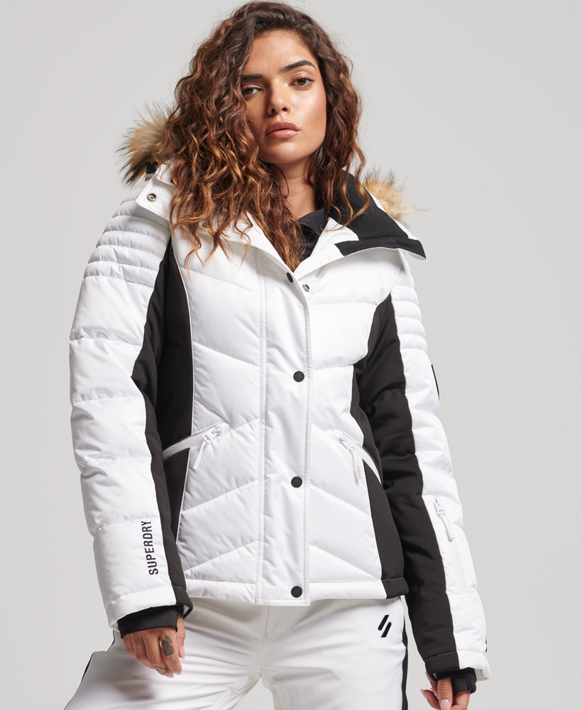 Snow Luxe Puffer Jacket Optic WS110124A 01C 1