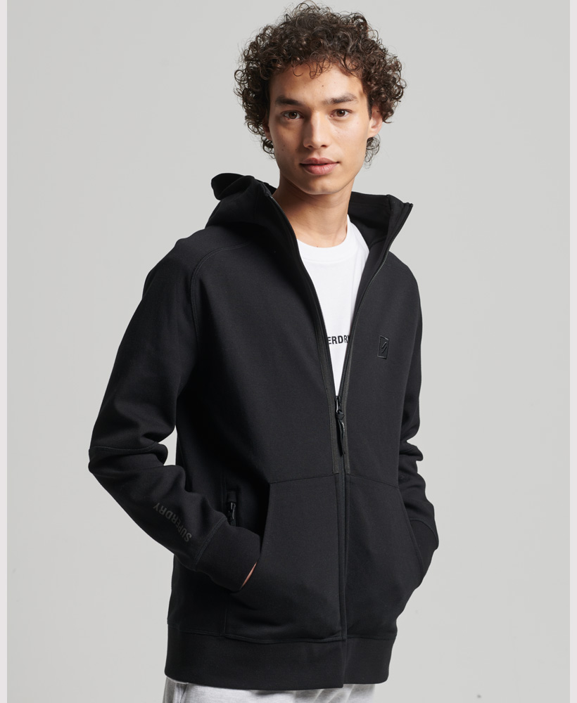 Code Tech Zip Hoodie Black M2011804A 02A 2