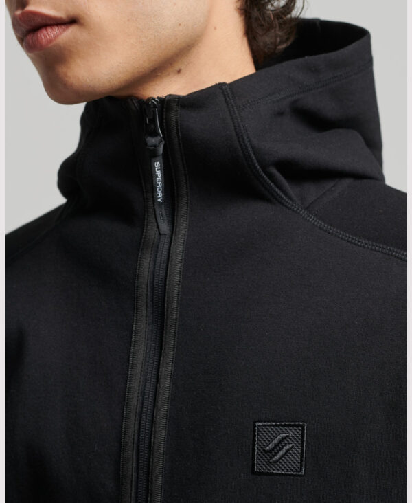 Code Tech Zip Hoodie Black M2011804A 02A 4