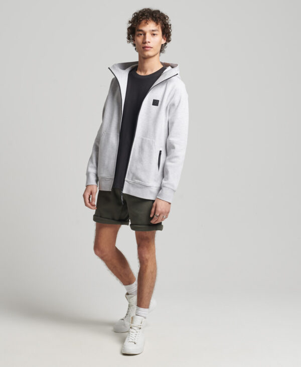 Code Tech Zip Hoodie Cadet Grey Marl M2011804A JAR 1