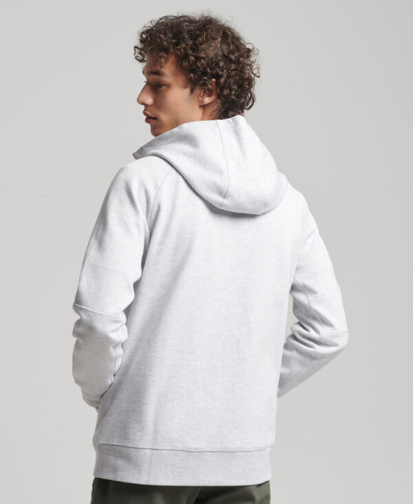 Code Tech Zip Hoodie Cadet Grey Marl M2011804A JAR 4