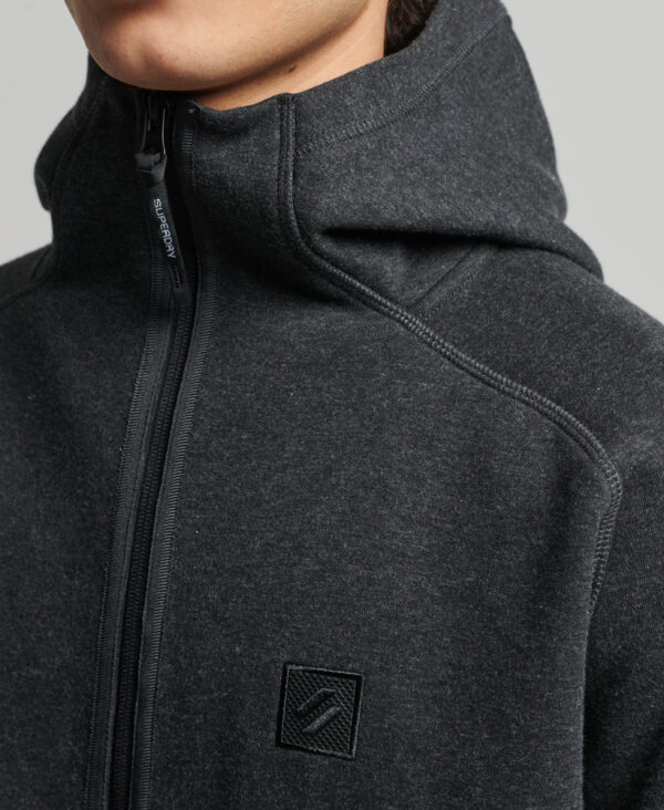 Code Tech Zip Hoodie Darkest Charcoal Marl M2011804A 3JV 4