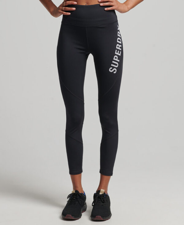 Core 7 8 Tight Leggings Black Graphic WS311695A 4MC 1