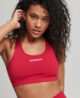 Core Mid Impact Bra Carmine Red WS311698A YGK 1