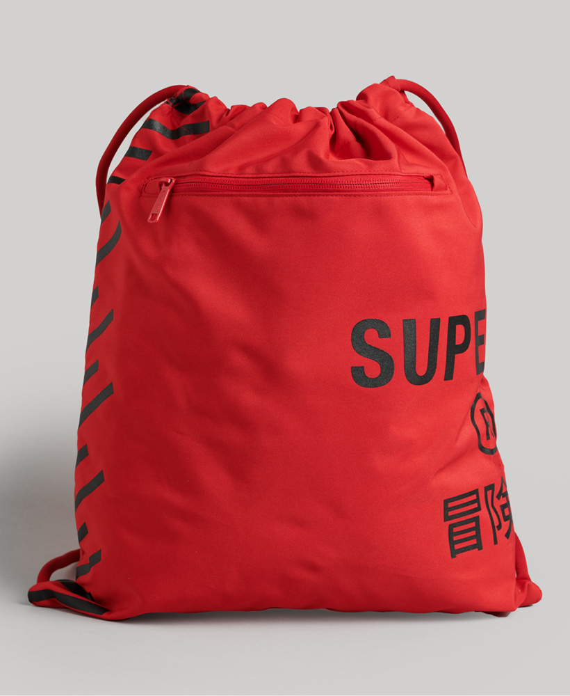 Core Sport Logo Drawstring Bag Risk Red Y9110191A OPI 1