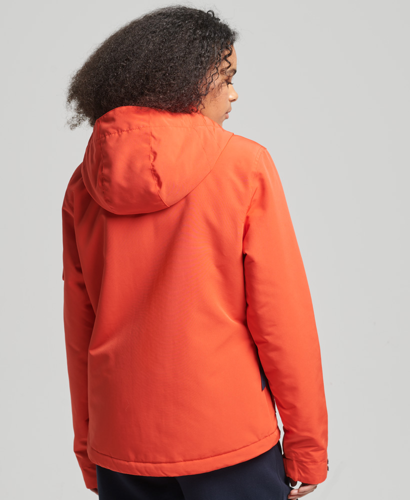 Hooded Ultimate SD Windbreaker Bold Orange Rich Navy W5011153A 7FV 2