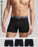 Organic Cotton Boxer Multi Triple Pack Black Mix M3110342B JGQ 1