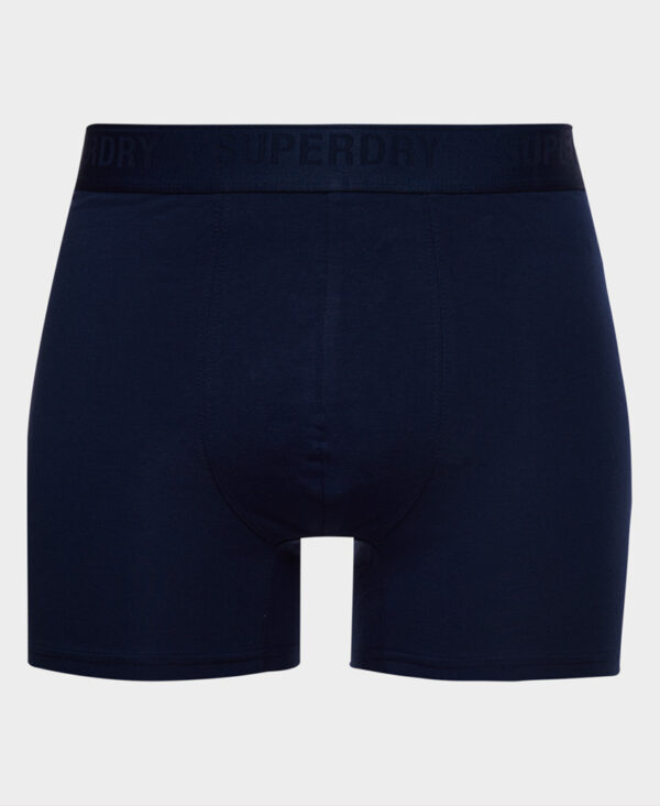 Organic Cotton Boxers Triple Pack Richest Navy M3110342A ZRN 4