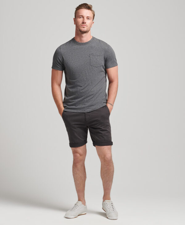 Organic Cotton Core Chino Shorts Black M7110334A 02A 2