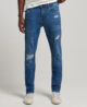 Organic Cotton Slim Jeans Stanton Bright Blue Rip M7010888A 7VZ 1