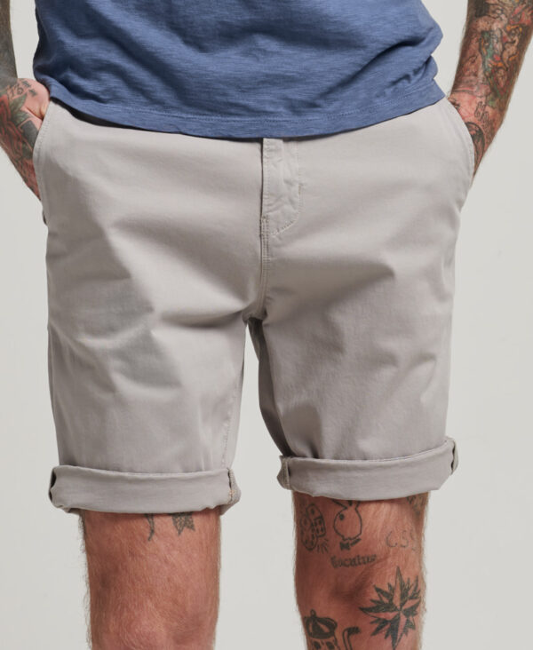 Organic Cotton Studios Core Chino Shorts Dove Grey M7110334B 63Q 1