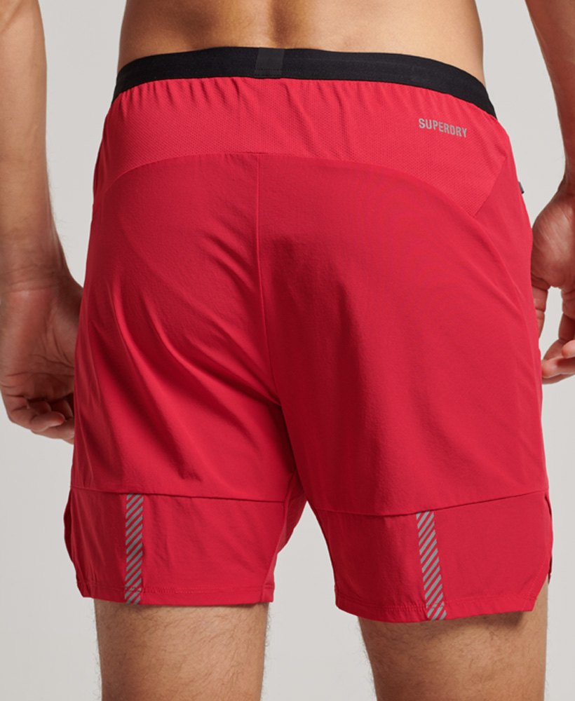 Run Premium Layered Shorts Carmine Red MS311296A YGK 2