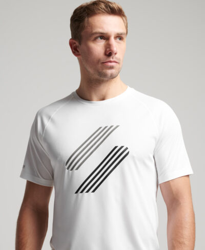 Train Active Lock Up T Shirt Optic MS311400A 01C 1