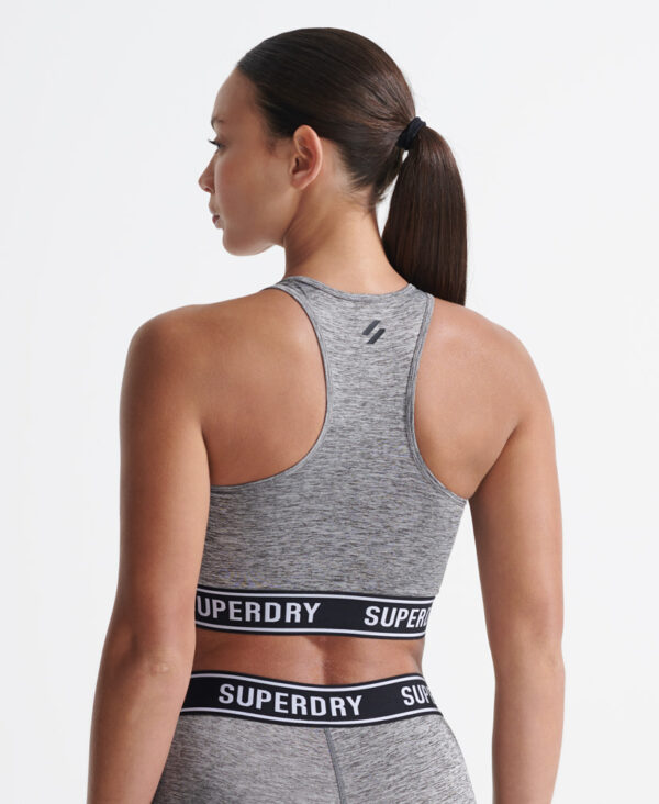 Training Core Cross Bra Grey Marl WS311578A 07Q 3