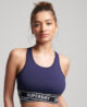 Training Core Cross Bra Rich Navy WS311578A ADQ 1