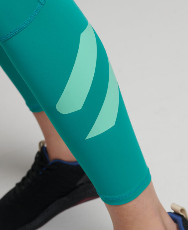 Training Cross 7 8 Leggings Teal Blue WS311573A 6TP 5