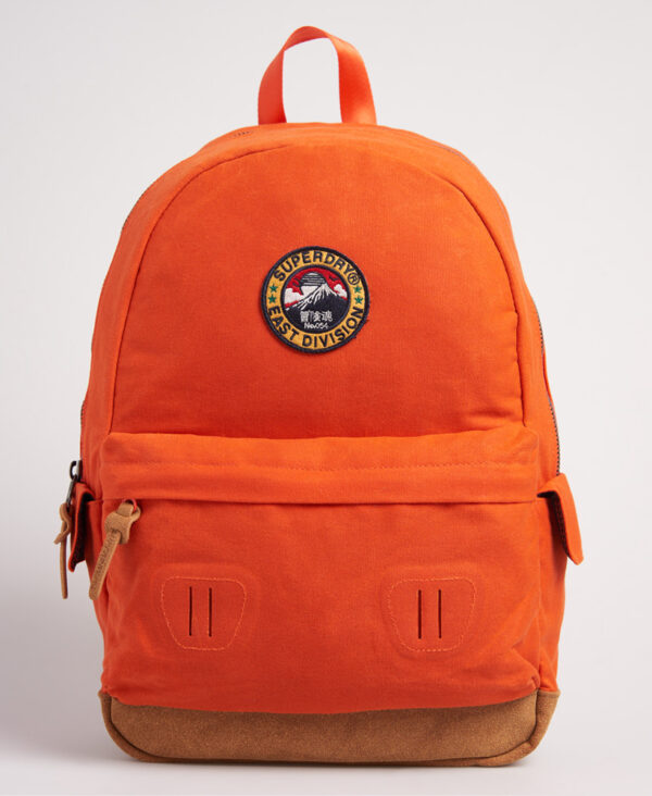 Unisex Waxed Canvas Montana Rucksack Orange Y9110015A 03M 1