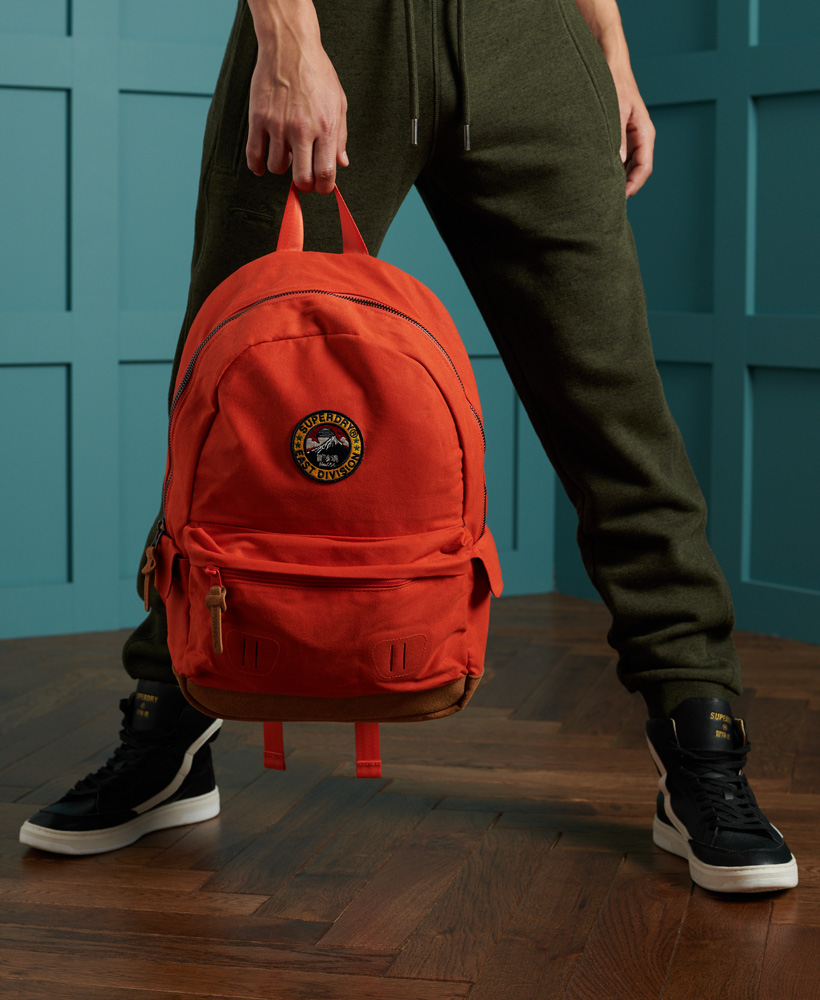 Unisex Waxed Canvas Montana Rucksack Orange Y9110015A 03M 2