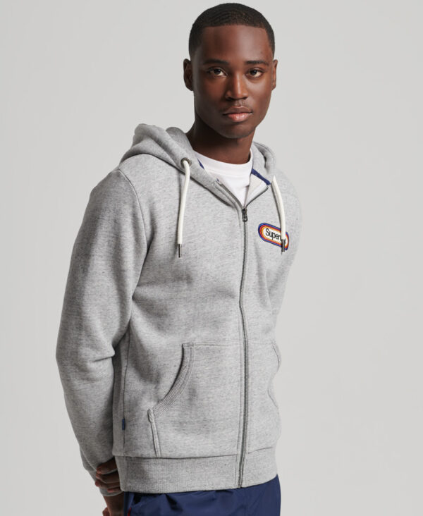 Grey ellesse shop zip up hoodie