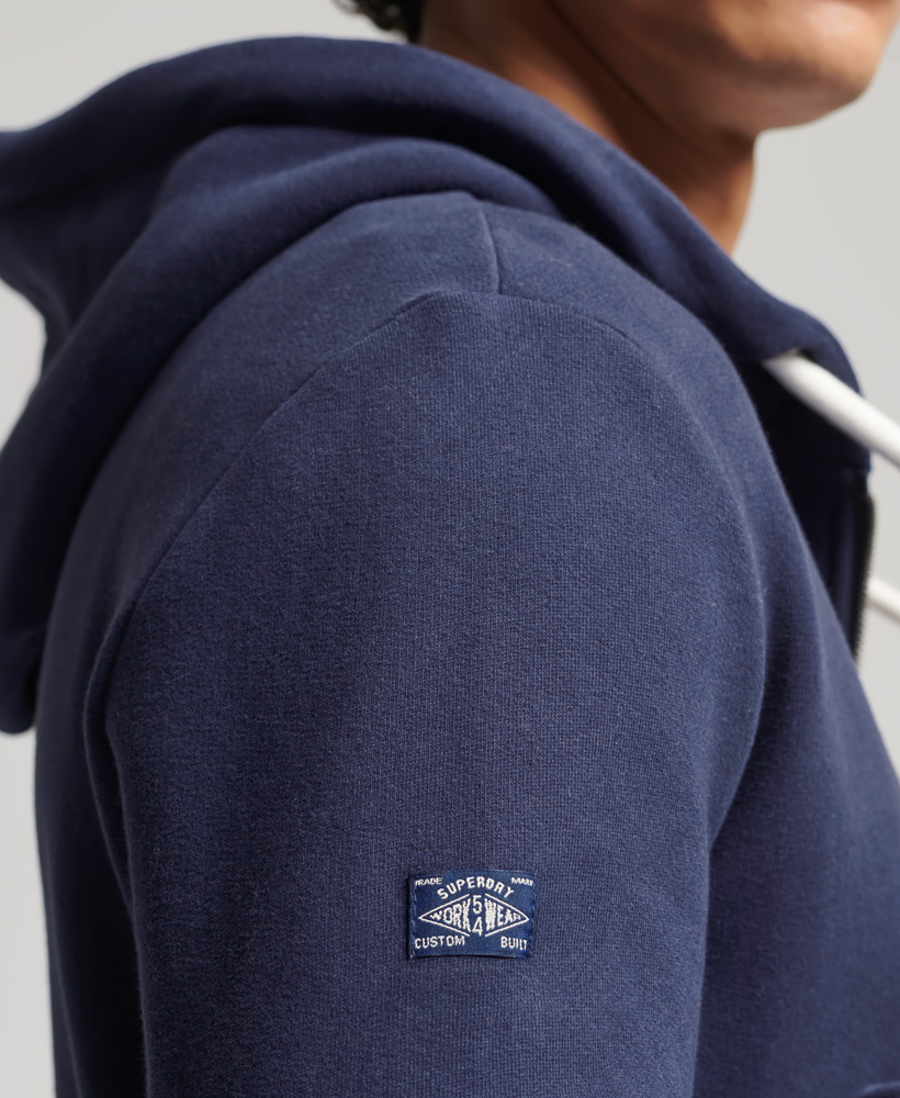 Vintage Core Logo Seasonal Zip Hoodie Atlantic Navy M2011851A GKV 5