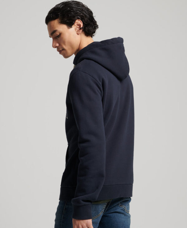 Vintage Logo Narrative Hoodie Eclipse Navy M2011818A 98T 4