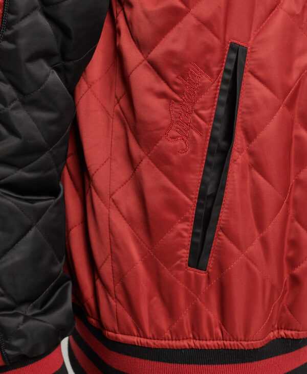 Vintage Sukajan Bomber Jacket Expedition Red M5011458A 5OV 4
