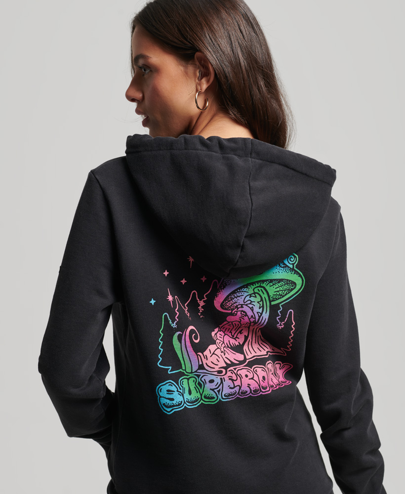 Woodland Graphic Hoodie Jet Black W2011463A 12A 2