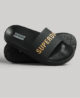 Code Logo Pool Sliders BlackMetallic Gold WF310185A M4R 1