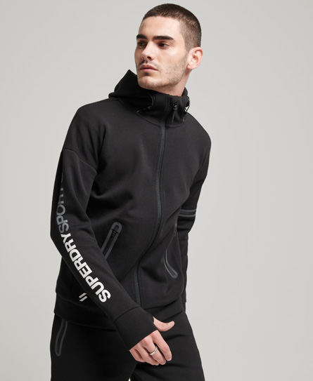 Gymtech Zip Hoodie Black MS311465A 02A 1