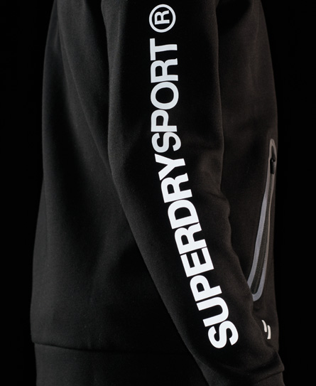 Gymtech Zip Hoodie Black MS311465A 02A 4