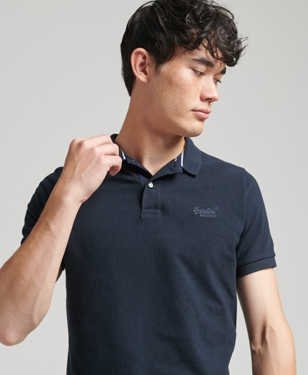 Organic Cotton Classic Pique Polo Shirt Eclipse Navy M1110343A 98T 1